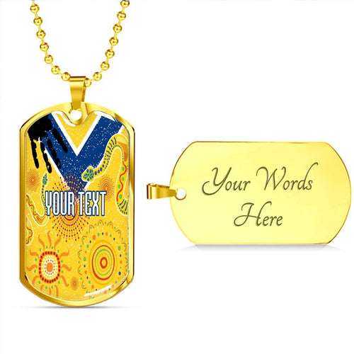 Vibe Hoodie Dog Tag - (Custom) Parramatta Eels Special Indigenous - Rugby Team Dog Tag