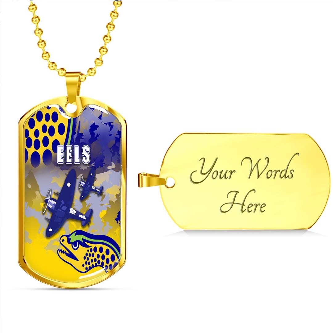 Vibe Hoodie Dog Tag - (Custom) Parramatta Eels Anzac Day - Rugby Team Dog Tag