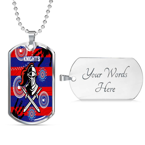 Vibe Hoodie Dog Tag - (Custom) Newcastle Knights Victory - Rugby Team Dog Tag