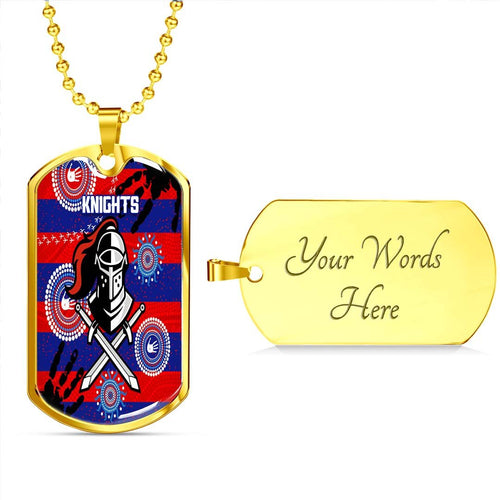 Vibe Hoodie Dog Tag - (Custom) Newcastle Knights Victory - Rugby Team Dog Tag