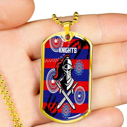 Vibe Hoodie Dog Tag - (Custom) Newcastle Knights Victory - Rugby Team Dog Tag