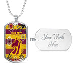 Vibe Hoodie Dog Tag - (Custom) Brisbane Broncos Indigenous Special Style - Rugby Team Dog Tag