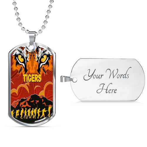 Vibe Hoodie Dog Tag - Wests Tigers Anzac Anzac Soldiers - Rugby Team Dog Tag
