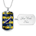 Vibe Hoodie Dog Tag - (Custom) North Queensland Cowboys Anzac Special Style (Navy) - Rugby Team Dog Tag