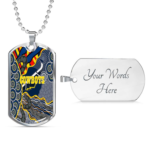 Vibe Hoodie Dog Tag - North Queensland Cowboys Anzac Day Limited - Rugby Team Dog Tag