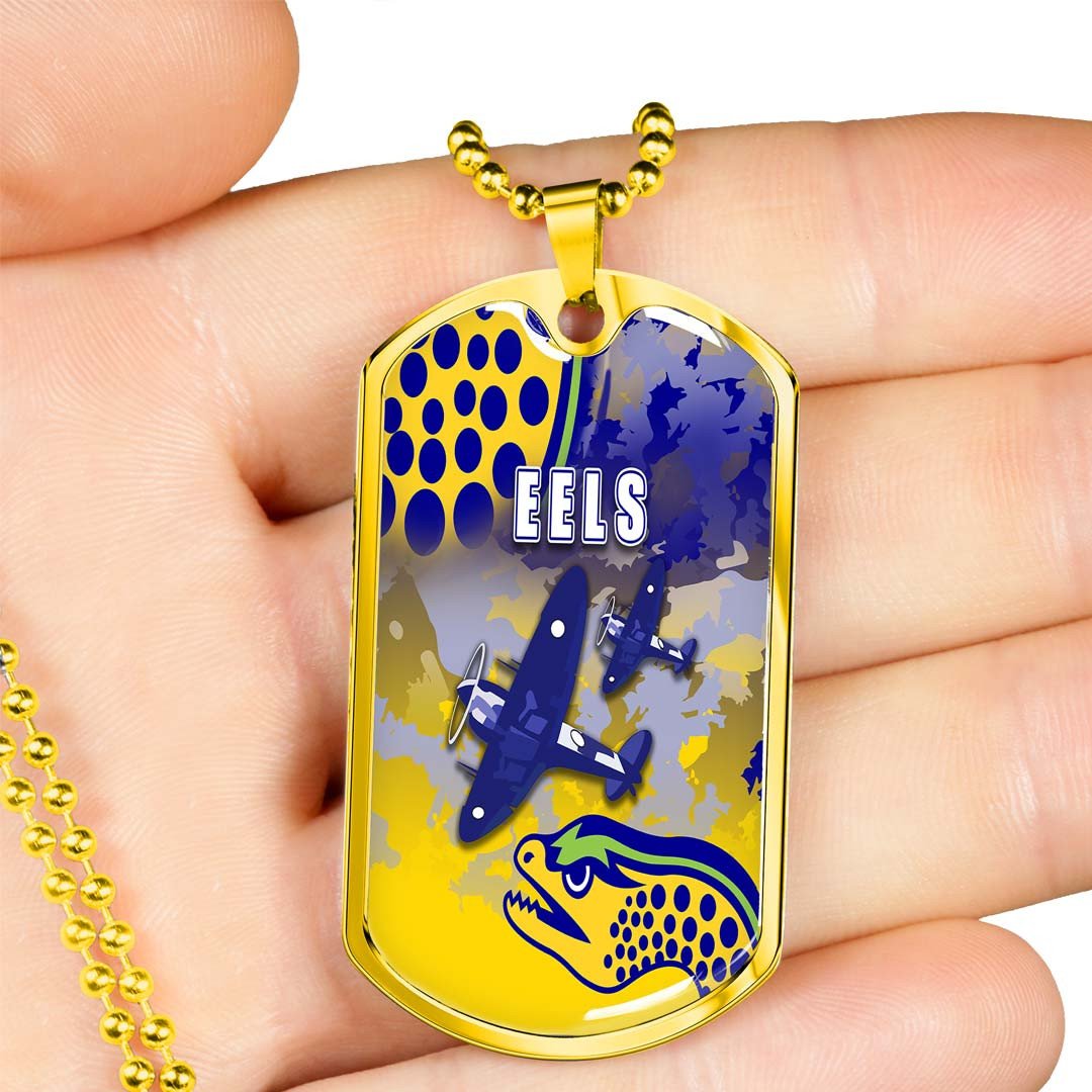Vibe Hoodie Dog Tag - (Custom) Parramatta Eels Anzac Day - Rugby Team Dog Tag