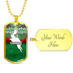 Vibe Hoodie Dog Tag - South Sydney Rabbitohs Anzac Day - Rugby Team Dog Tag