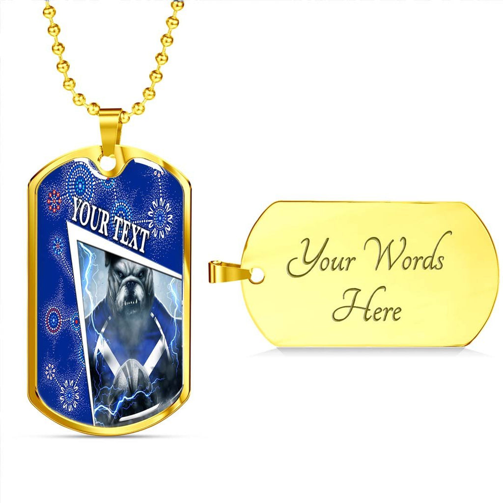 Vibe Hoodie Dog Tag - (Custom) Canterbury-Bankstown Bulldogs Special Style - Rugby Team Dog Tag