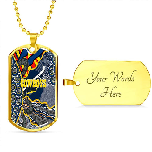Vibe Hoodie Dog Tag - North Queensland Cowboys Anzac Day Limited - Rugby Team Dog Tag
