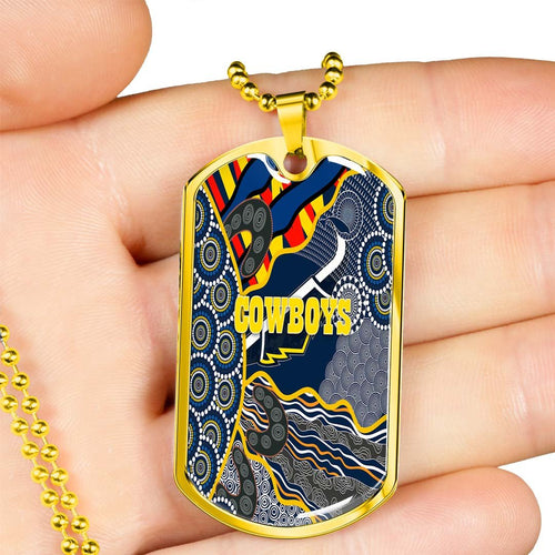 Vibe Hoodie Dog Tag - North Queensland Cowboys Anzac Day Limited - Rugby Team Dog Tag