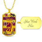 Vibe Hoodie Dog Tag - (Custom) Brisbane Broncos Indigenous Special Style - Rugby Team Dog Tag