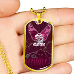 Vibe Hoodie Dog Tag - (Custom) Manly-Warringah Sea Eagles Anzac Day - Rugby Team Dog Tag