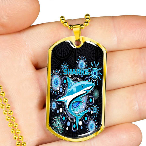 Vibe Hoodie Dog Tag - Cronulla-Sutherland Sharks Special Style - Rugby Team Dog Tag
