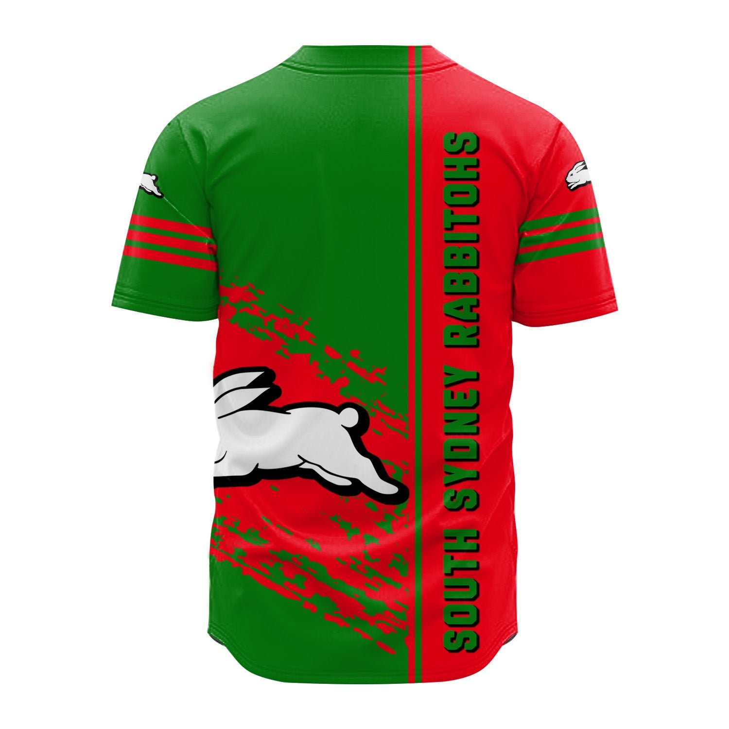 south-sydney-rabbitohs-baseball-jersey-quarter-style-nrl