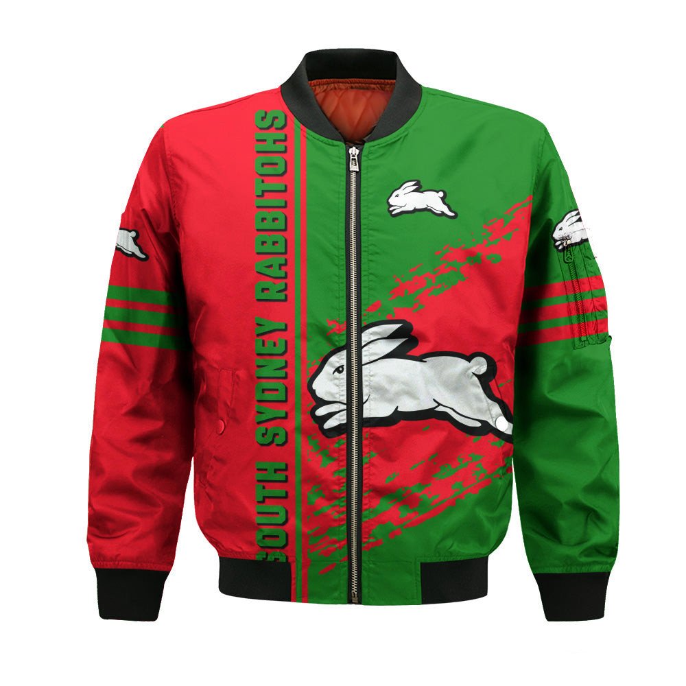 south-sydney-rabbitohs-bomber-jacket-quarter-style-nrl