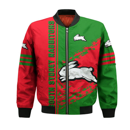 south-sydney-rabbitohs-bomber-jacket-quarter-style-nrl