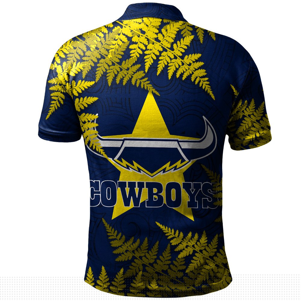 north-queensland-cowboys-polo-shirt-maori-fern-nrl