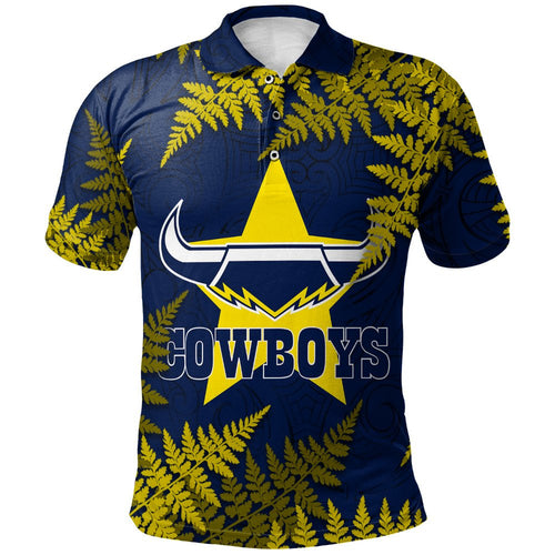 north-queensland-cowboys-polo-shirt-maori-fern-nrl