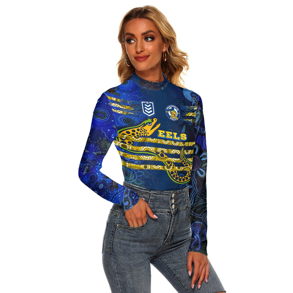 vibe-hoodie-clothing-parramatta-eels-style-womens-stretchable-turtleneck-top