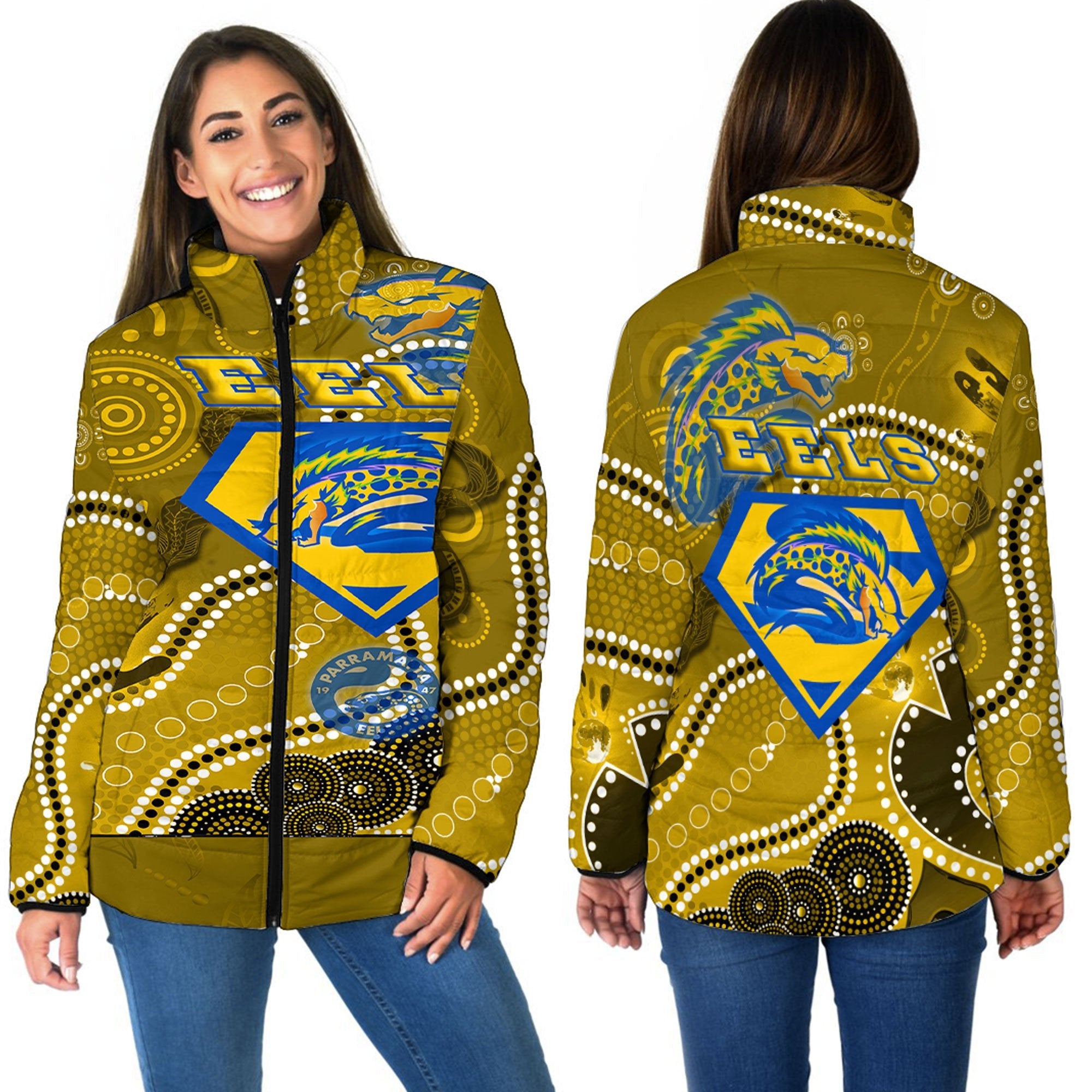 vibe-hoodie-clothing-parramatta-eels-superman-rugby-women-padded-jacket