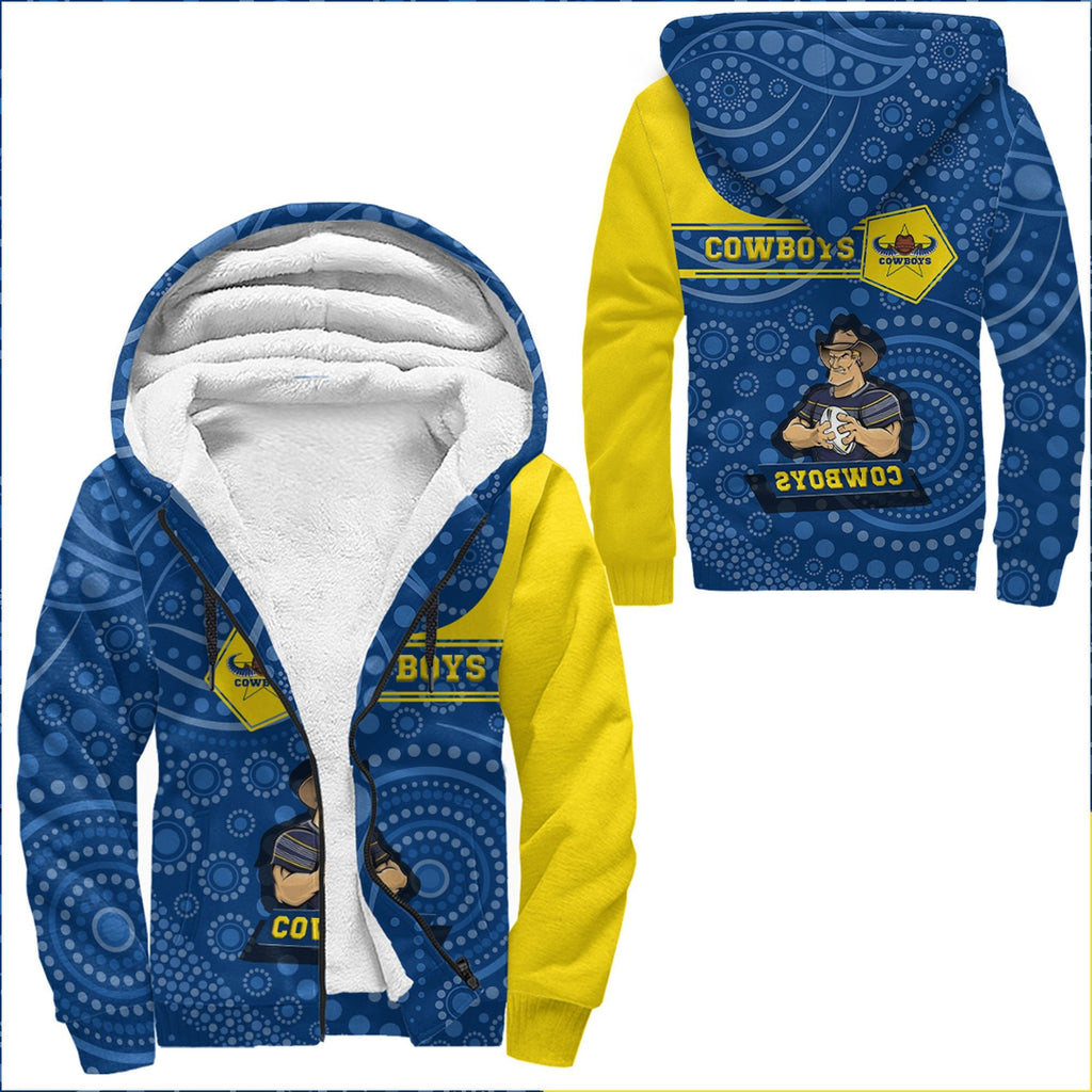 vibe-hoodie-clothing-north-queensland-cowboys-simple-style-sherpa-hoodies