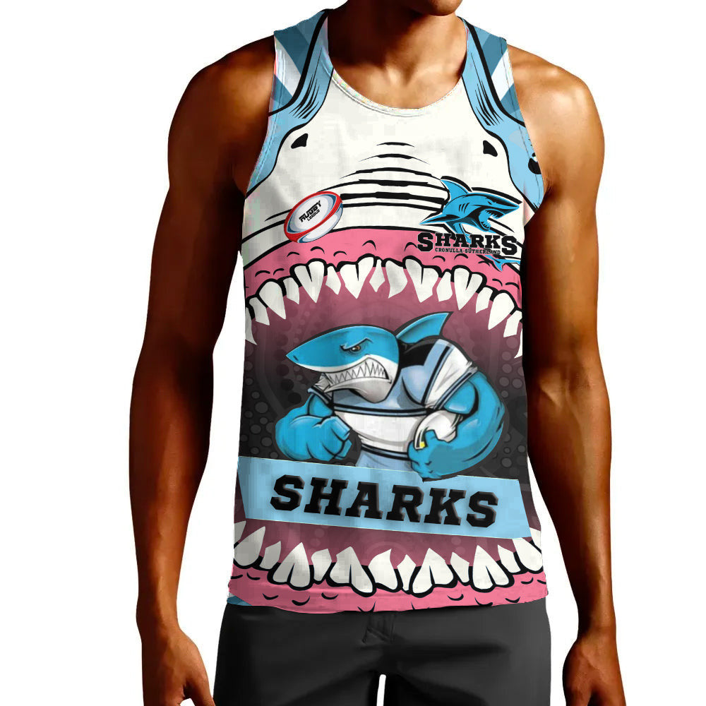 vibe-hoodie-clothing-custom-cronulla-sutherland-sharks-tank-top