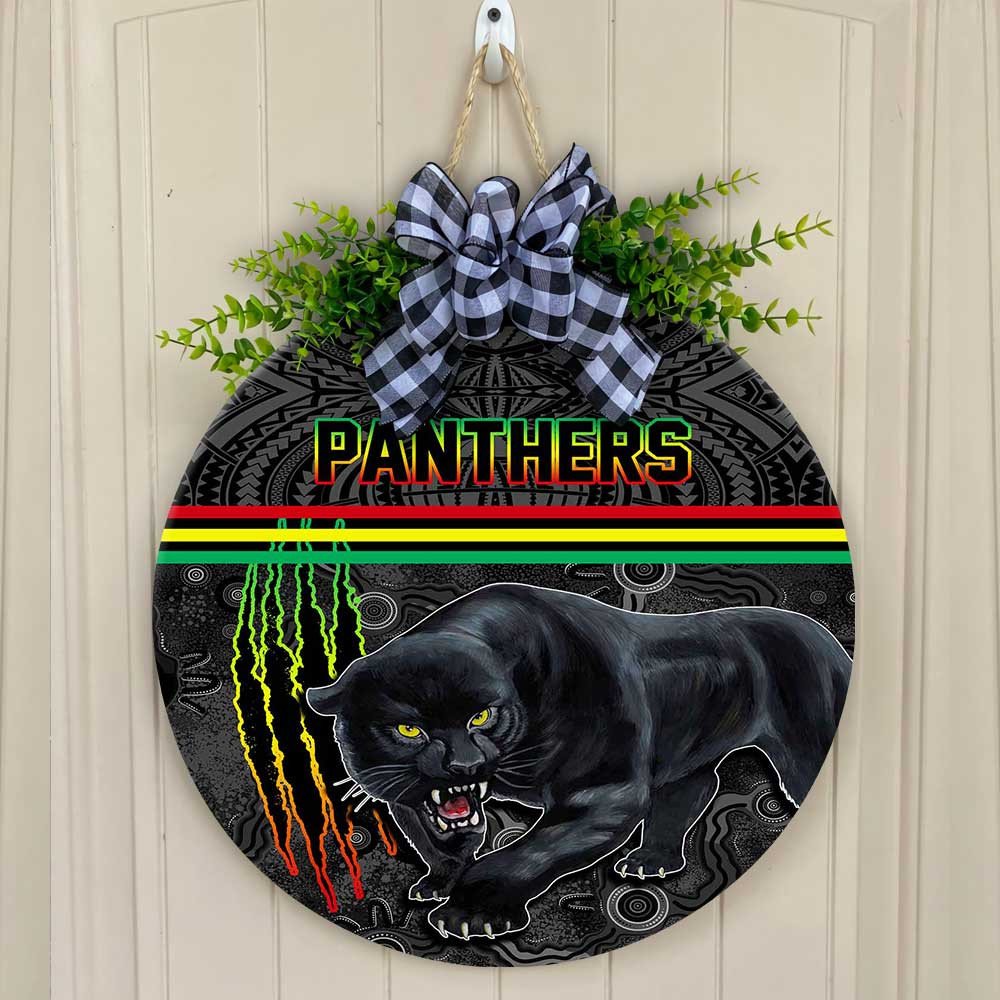 vibe-hoodie-wooden-sign-penrith-panthers-tattoo-style-round-wooden-sign