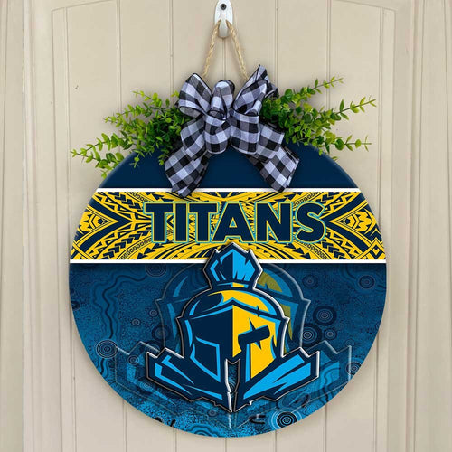 vibe-hoodie-wooden-sign-custom-gold-coast-titans-tattoo-style-round-wooden-sign