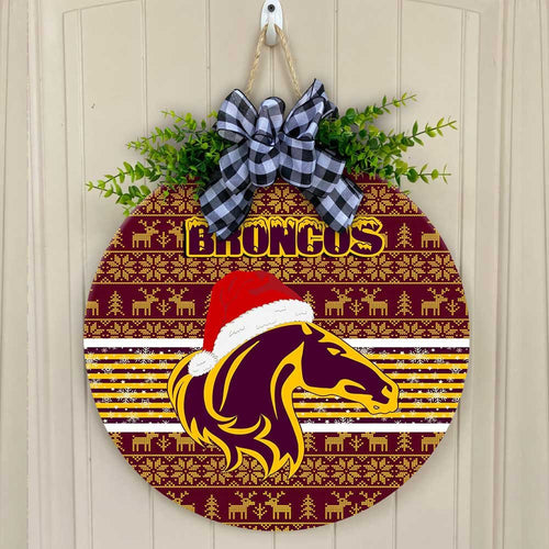 vibe-hoodie-wooden-sign-brisbane-broncos-christmas-round-wooden-sign