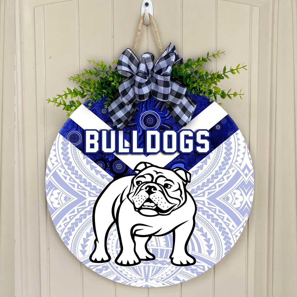 vibe-hoodie-wooden-sign-canterbury-bankstown-bulldogs-tatto-style-round-wooden-sign