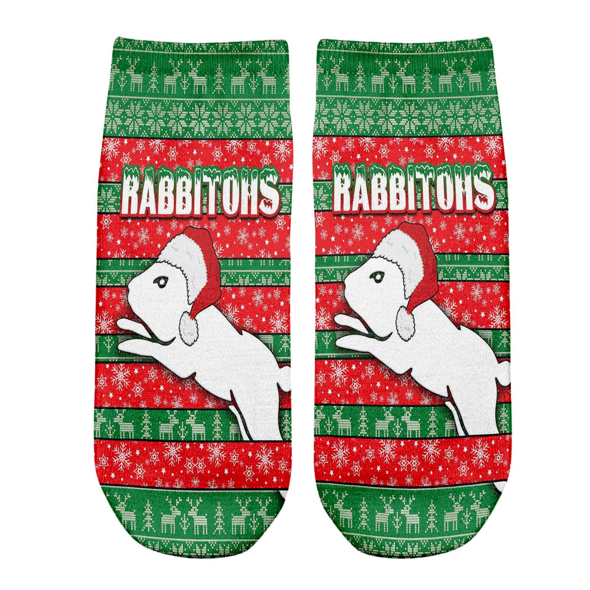 vibe-hoodie-socks-south-sydney-rabbitohs-christmas-ankle-socks