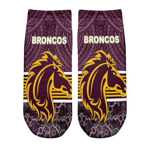 vibe-hoodie-socks-custom-brisbane-broncos-tattoo-style-ankle-socks