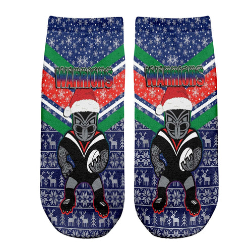 vibe-hoodie-socks-custom-new-zealand-warriors-christmas-ankle-socks