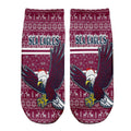 vibe-hoodie-socks-custom-manly-warringah-sea-eagles-christmas-ankle-socks