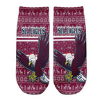 vibe-hoodie-socks-custom-manly-warringah-sea-eagles-christmas-ankle-socks