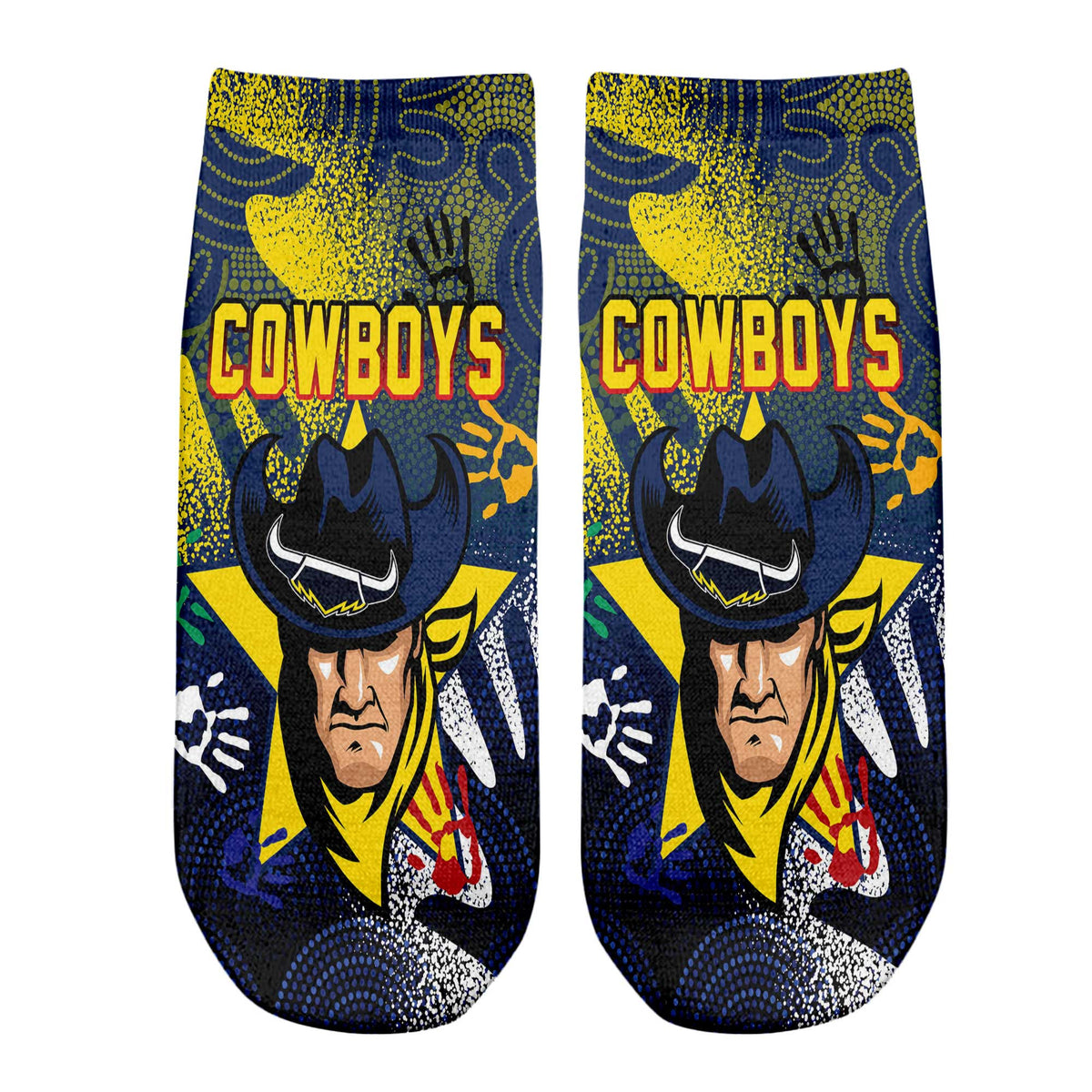 vibe-hoodie-socks-north-queensland-cowboys-naidoc-2022-ankle-socks