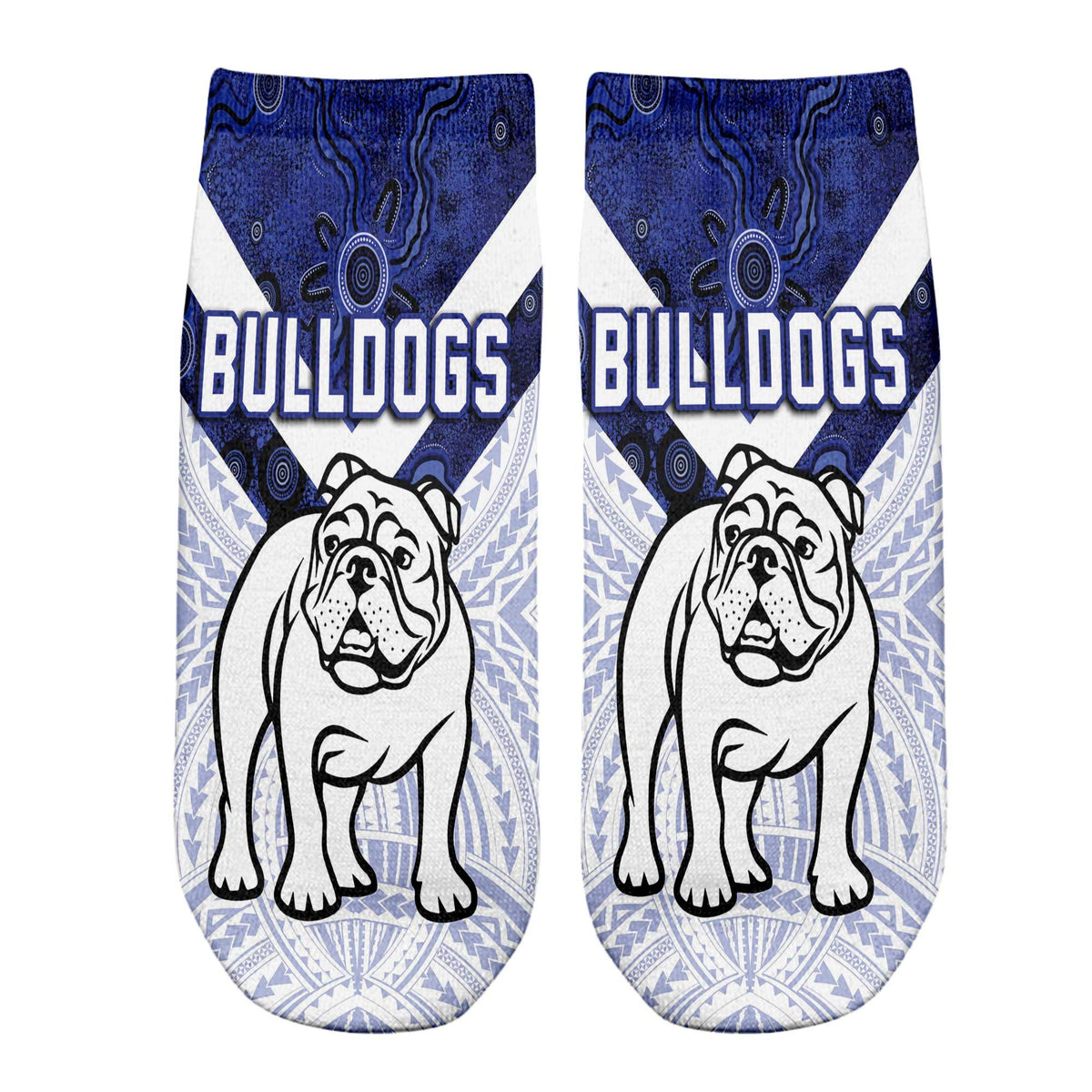 vibe-hoodie-socks-custom-canterbury-bankstown-bulldogs-tatto-style-ankle-socks