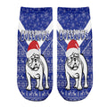 vibe-hoodie-socks-custom-canterbury-bankstown-bulldogs-christmas-ankle-socks