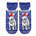 vibe-hoodie-socks-custom-canterbury-bankstown-bulldogs-christmas-ankle-socks