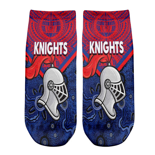 vibe-hoodie-socks-custom-newcastle-knights-tattoo-style-ankle-socks