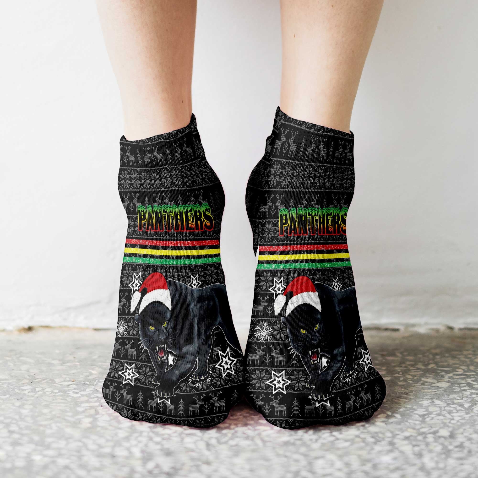 vibe-hoodie-socks-penrith-panthers-christmas-ankle-socks