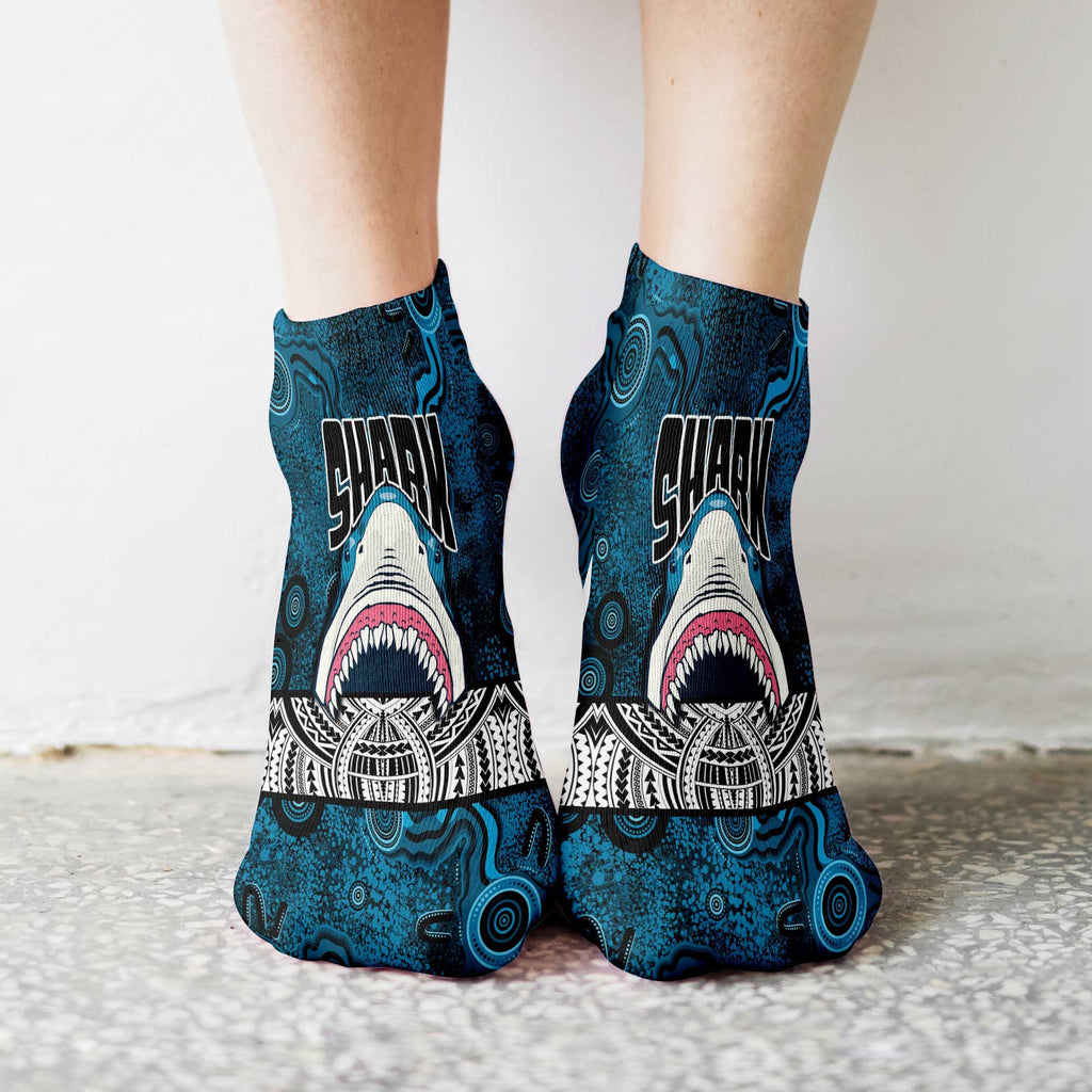 vibe-hoodie-socks-custom-cronulla-sutherland-sharks-tattoo-style-ankle-socks