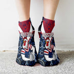 vibe-hoodie-socks-custom-sydney-roosters-tattoo-style-ankle-socks