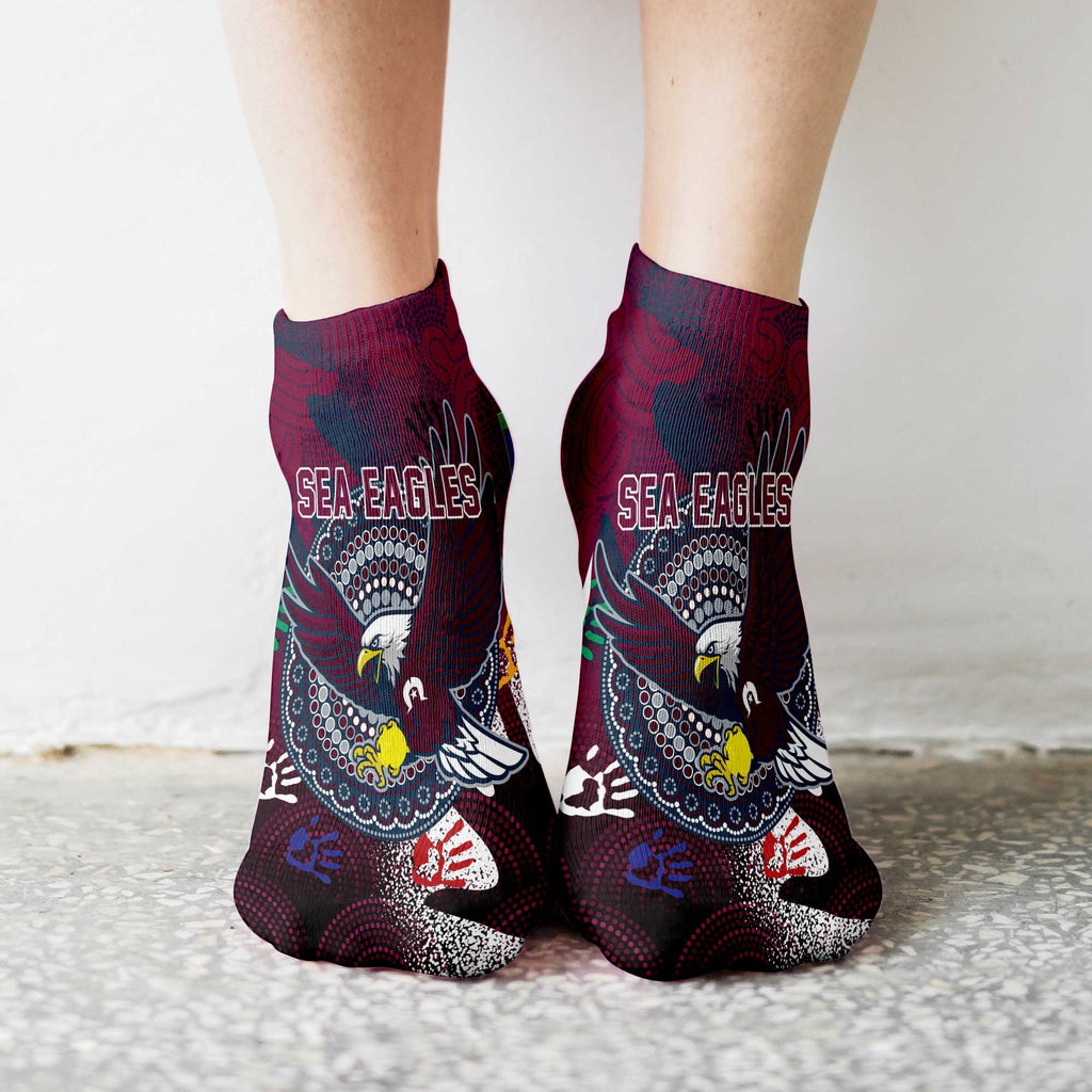 vibe-hoodie-socks-manly-warringah-sea-eagles-naidoc-2022-ankle-socks