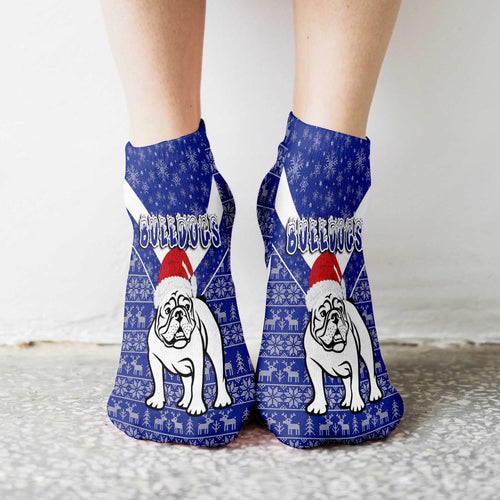 vibe-hoodie-socks-custom-canterbury-bankstown-bulldogs-christmas-ankle-socks
