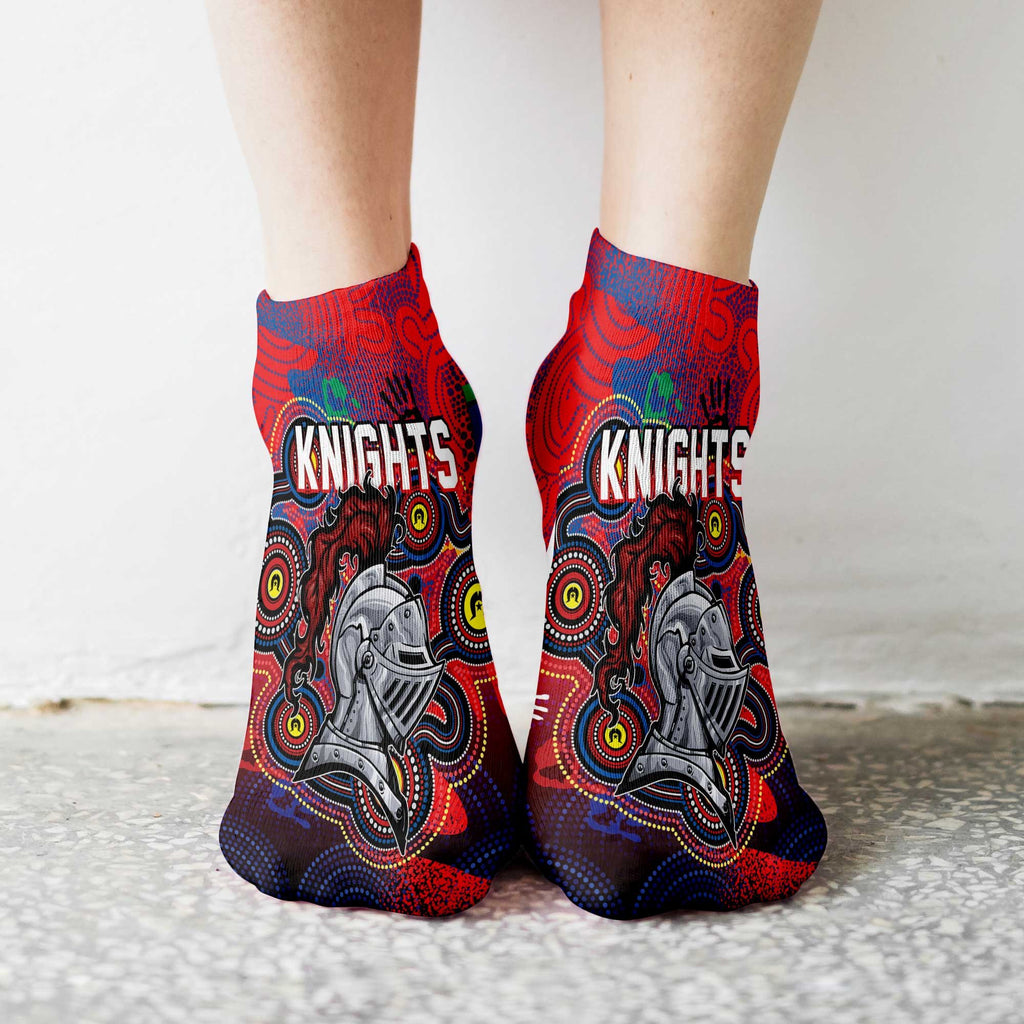 vibe-hoodie-socks-newcastle-knights-naidoc-2022-ankle-socks