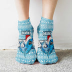 vibe-hoodie-socks-custom-cronulla-sutherland-sharks-christmas-ankle-socks