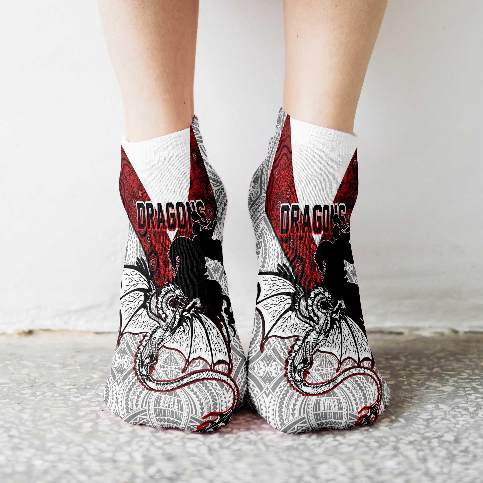 vibe-hoodie-socks-st-george-illawarra-dragons-tattoo-style-ankle-socks