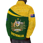 vibe-hoodie-clothing-australia-coat-of-arms-active-sport-pattern-gold-padded-jacket