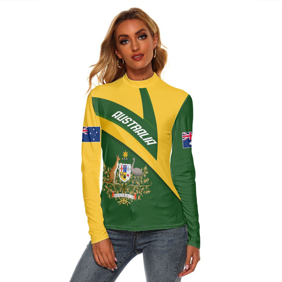 vibe-hoodie-clothing-australia-coat-of-arms-active-sport-womens-stretchable-turtleneck-top